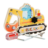 Maxbell Wood Screwdriver Busy Board Montessori Educational Toy for Kids Holiday Gift Digger