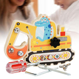 Maxbell Wood Screwdriver Busy Board Montessori Educational Toy for Kids Holiday Gift Digger