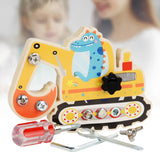 Maxbell Wood Screwdriver Busy Board Montessori Educational Toy for Kids Holiday Gift Digger