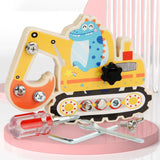 Maxbell Wood Screwdriver Busy Board Montessori Educational Toy for Kids Holiday Gift Digger