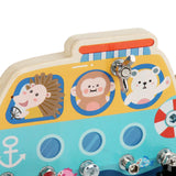 Maxbell Wood Screwdriver Busy Board Montessori Educational Toy for Kids Holiday Gift Boat