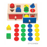 Baby Toy Educational Montessori Object Boxes for Training Interaction Birthday