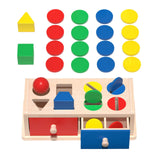 Baby Toy Educational Montessori Object Boxes for Training Interaction Birthday