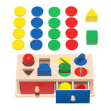 Baby Toy Educational Montessori Object Boxes for Training Interaction Birthday