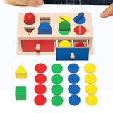 Baby Toy Educational Montessori Object Boxes for Training Interaction Birthday