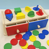 Baby Toy Educational Montessori Object Boxes for Training Interaction Birthday