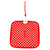 Maxbell Shoe Charm Organizer Decorative Charms Hanging Roll Bag for Closet Dorm red