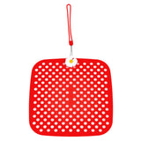 Maxbell Shoe Charm Organizer Decorative Charms Hanging Roll Bag for Closet Dorm red