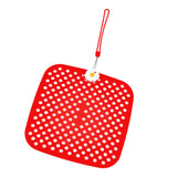 Maxbell Shoe Charm Organizer Decorative Charms Hanging Roll Bag for Closet Dorm red