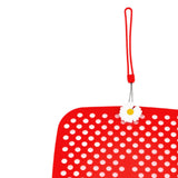 Maxbell Shoe Charm Organizer Decorative Charms Hanging Roll Bag for Closet Dorm red