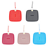 Maxbell Shoe Charm Organizer Decorative Charms Hanging Roll Bag for Closet Dorm red