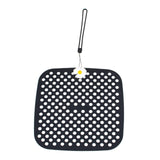Maxbell Shoe Charm Organizer Decorative Charms Hanging Roll Bag for Closet Dorm black