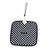 Maxbell Shoe Charm Organizer Decorative Charms Hanging Roll Bag for Closet Dorm black
