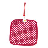 Maxbell Shoe Charm Organizer Decorative Charms Hanging Roll Bag for Closet Dorm Dark Red