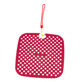 Maxbell Shoe Charm Organizer Decorative Charms Hanging Roll Bag for Closet Dorm Dark Red