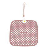 Maxbell Shoe Charm Organizer Decorative Charms Hanging Roll Bag for Closet Dorm Pink