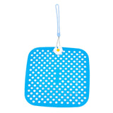 Maxbell Shoe Charm Organizer Decorative Charms Hanging Roll Bag for Closet Dorm blue