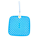 Maxbell Shoe Charm Organizer Decorative Charms Hanging Roll Bag for Closet Dorm blue