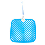 Maxbell Shoe Charm Organizer Decorative Charms Hanging Roll Bag for Closet Dorm blue