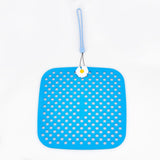 Maxbell Shoe Charm Organizer Decorative Charms Hanging Roll Bag for Closet Dorm blue