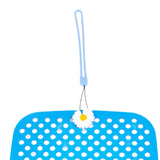Maxbell Shoe Charm Organizer Decorative Charms Hanging Roll Bag for Closet Dorm blue