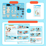 Maxbell DIY Mini Control Car Toy DIY Projects Crafts Educational Toy for Kids