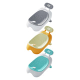 Bath Tub for Infant Non Slip Foldable Bath Support for Indoor Home Bathroom gray