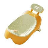 Bath Tub for Infant Non Slip Foldable Bath Support for Indoor Home Bathroom yellow