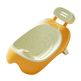 Bath Tub for Infant Non Slip Foldable Bath Support for Indoor Home Bathroom yellow