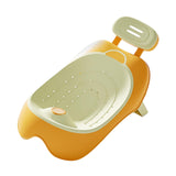 Bath Tub for Infant Non Slip Foldable Bath Support for Indoor Home Bathroom yellow