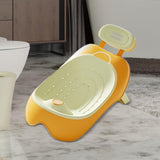 Bath Tub for Infant Non Slip Foldable Bath Support for Indoor Home Bathroom yellow