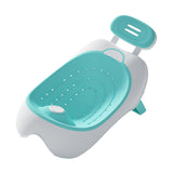 Bath Tub for Infant Non Slip Foldable Bath Support for Indoor Home Bathroom blue