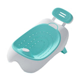 Bath Tub for Infant Non Slip Foldable Bath Support for Indoor Home Bathroom blue