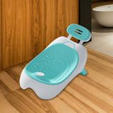 Bath Tub for Infant Non Slip Foldable Bath Support for Indoor Home Bathroom blue