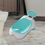 Bath Tub for Infant Non Slip Foldable Bath Support for Indoor Home Bathroom blue