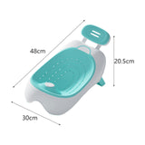 Bath Tub for Infant Non Slip Foldable Bath Support for Indoor Home Bathroom blue