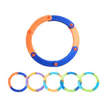 Maxbell Flying Disc Toy Colorful Foldable for Outdoor Playing Beach Teaching