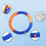 Maxbell Flying Disc Toy Colorful Foldable for Outdoor Playing Beach Teaching
