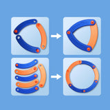 Maxbell Flying Disc Toy Colorful Foldable for Outdoor Playing Beach Teaching