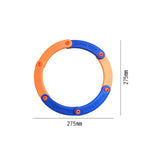 Maxbell Flying Disc Toy Colorful Foldable for Outdoor Playing Beach Teaching