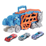 Transforming Dinosaur Truck Funny Interactive for Boys Girls Ages 3 Year Old blue with 3 car