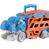 Transforming Dinosaur Truck Funny Interactive for Boys Girls Ages 3 Year Old blue with 3 car