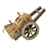 Maxbell 1:12 Scale Miniature Firewood Cart Model Creative Artwork DIY Diorama Layout