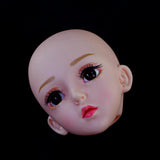 BJD Doll Head 60cm Crafts Doll Making Supplies for Toy Doll DIY BJD Makeup