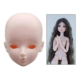 BJD Doll Head 60cm Crafts Doll Making Supplies for Toy Doll DIY BJD Makeup