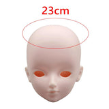 BJD Doll Head 60cm Crafts Doll Making Supplies for Toy Doll DIY BJD Makeup