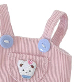Maxbell Dolls Suspender Pants Doll Clothes for 15cm Dolls Boys Dolls Halloween Gifts Pink