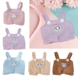 Maxbell Dolls Suspender Pants Doll Clothes for 15cm Dolls Boys Dolls Halloween Gifts Pink