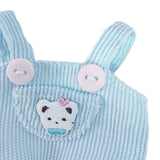 Maxbell Dolls Suspender Pants Doll Clothes for 15cm Dolls Boys Dolls Halloween Gifts Blue