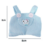 Maxbell Dolls Suspender Pants Doll Clothes for 15cm Dolls Boys Dolls Halloween Gifts Blue